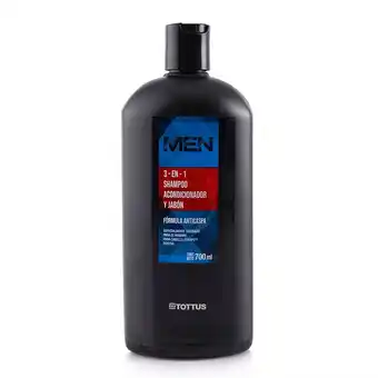 Tottus Shampoo anticaspa 3 en1 tottus men oferta