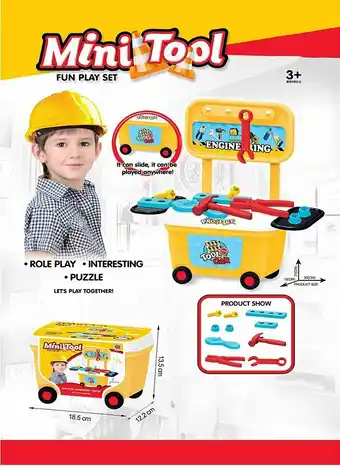 Tottus Mini estacion herramientas. oferta