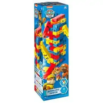 Tottus Torre de madera de colores paw patrol oferta