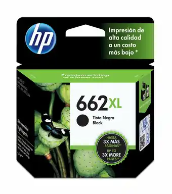 Tottus Cartucho de tinta hp 662xl negra original (cz105al) oferta
