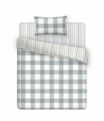 Tottus Set de cama est cuadros 1.5 pz oferta