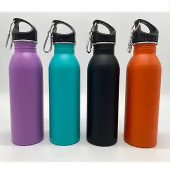 Tottus Botella color acero con tapa 750ml oferta