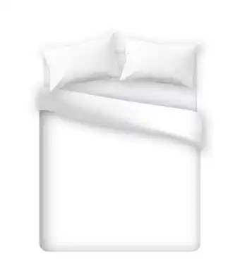 Tottus Cubrecama solido blanco 2 pz oferta