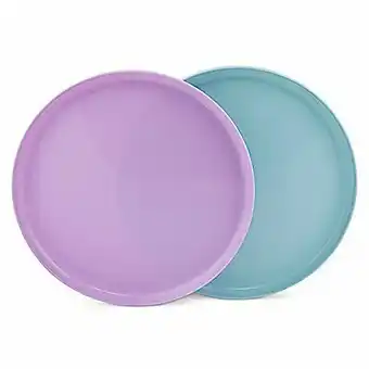 Tottus Set x 2 platos de plástico para comida de 24.5 cm oferta
