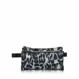 Tottus Cartuchera trinity 009 pencil box leop black oferta