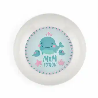 Tottus Plato hondo beba antideslizante ballenas oferta