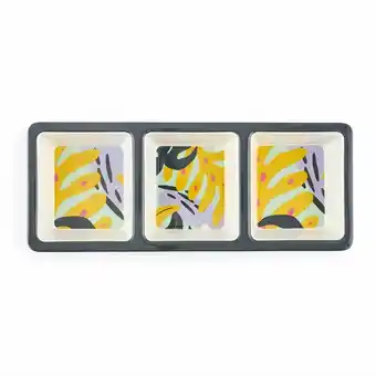 Tottus Plato piqueo melamine 3 division hawaii oferta