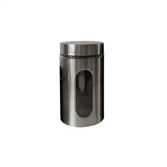 Tottus Canister de acero con tapa rosca mediano oferta