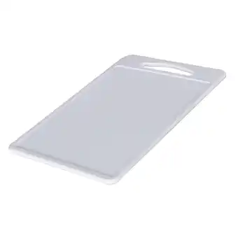 Tottus Tabla de picar 35cm blanca oferta