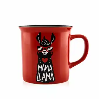 Tottus Mug enamel llama 500ml oferta