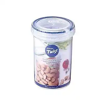 Tottus Taper de plastico redondo twist 330 ml oferta