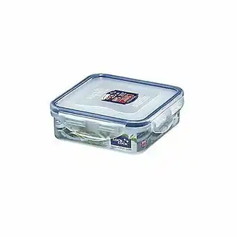 Tottus Taper de plastico cuadrado para sandwich 430 ml oferta