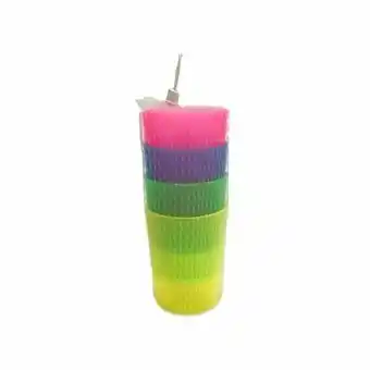Tottus Juego de 4 piezas vasos de colores oferta