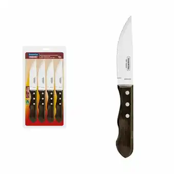 Tottus Juego de cuchillos x 4 piezas polywood oferta
