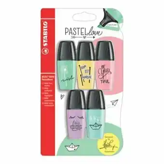 Tottus Resaltador boss mini x 5 pastel oferta