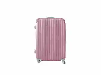 Tottus Maleta dura abs parche 360 24pulg rosado oferta