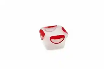 Tottus Contenedor cuadrado 230ml rojo oferta