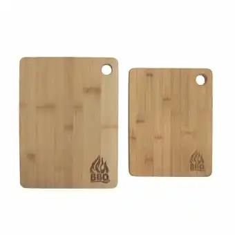 Tottus Set x 2 tablas bamboo parrilla oferta