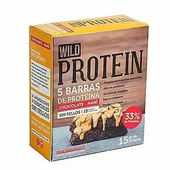 Tottus Barras de proteina chocolate con mani oferta