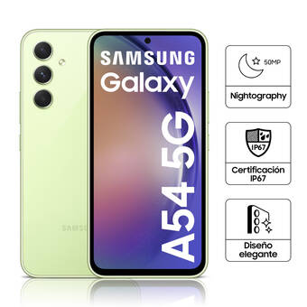 Tiendas EFE Smartphone galaxy a54 5g 6gb 128gb verde oferta