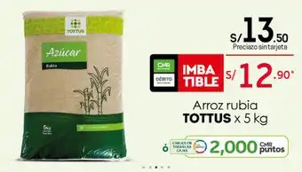 Tottus Arroz Rubia Tottus 5kg oferta