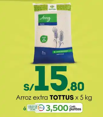 Tottus Tottus Arroz Extra 5kg oferta