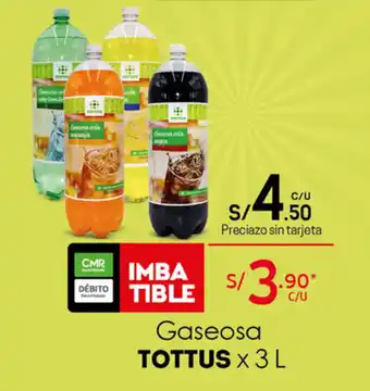 Tottus Tottus Gaseosa 3L oferta