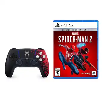 Tiendas EFE Mando sony dualsense playstation 5 edición spiderman 2 + juego playstation 5 spiderman 2 oferta