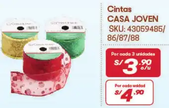 Hiperbodega Precio Uno CASA JOVEN Cintas oferta