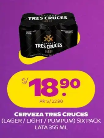 Tambo CERVEZA TRES CRUCES SIX PACK oferta