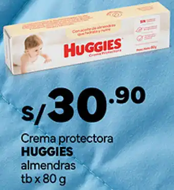 Plaza Vea HUGGIES Crema protectora almendras tb x 80 g oferta
