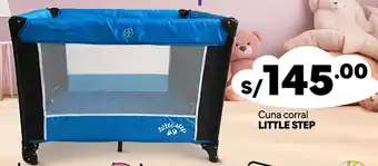 Plaza Vea LITTLE STEP Cuna corral oferta