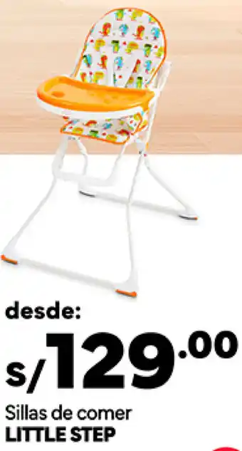 Plaza Vea LITTLE STEP Sillas de comer oferta