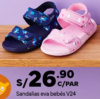 Plaza Vea Sandalias eva bebés V24 oferta