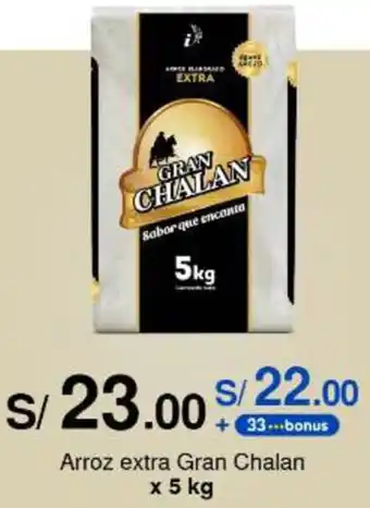 Metro Arroz extra Gran Chalan x 5 kg oferta