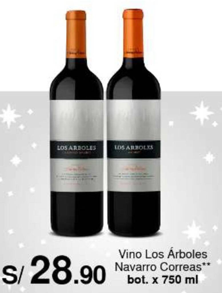 Metro Vino Árboles Navarro Correas bot. x 750 ml oferta