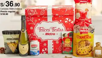 Metro Canasta Metro básica Precio regular oferta