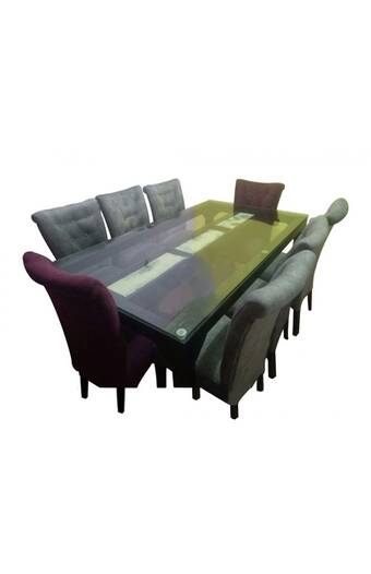 Tiendas EFE Juego de comedor decohome merida + 8 sillas oferta