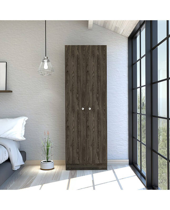 Tiendas EFE Clóset decohome 2 puertas home coñac y blanco oferta