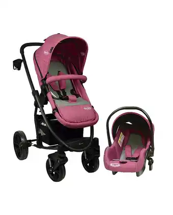 Tiendas EFE Coche travel system baby kits prima plus fucsia oferta