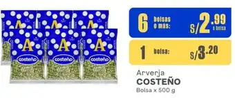 Makro Arverja COSTEÑO Bolsa x 500 g x 6 bolsas oferta