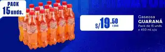 Makro Gaseosa GUARANÁ Pack de 15 unds. x 450 ml c/u oferta