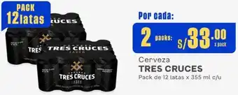 Makro Cerveza Pack de 12 latas x 355 ml x 2 packs oferta