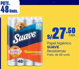 Makro Papel higiénico SUAVE Resistemax Pqte. de 48 unds. oferta