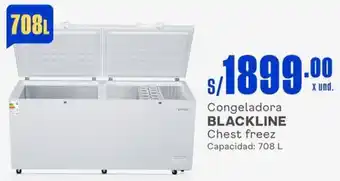 Makro Congeladora BLACKLINE Chest freez Capacidad: 708 L oferta