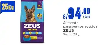 Makro Alimento para perros adultos ZEUS Saco x 25 kg oferta