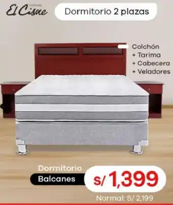 Estilos El Cisne Dormitorio 2 plazas oferta