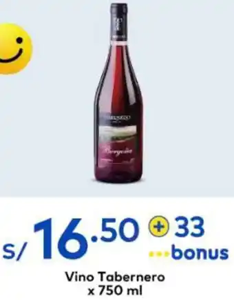 Metro Vino Tabernero x 750 ml oferta