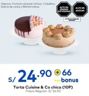 Metro Torta Cuisine & Co chica oferta