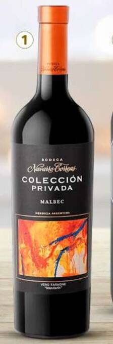 Metro Vino Navarro Correas Colección Privada bot. x 750 ml oferta
